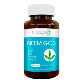 Suplemento Neem+omega 3+noni+té Verde 90 Caps 500mg