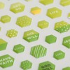 Illustrated Faith - Mini Hexagon Stickers - Green