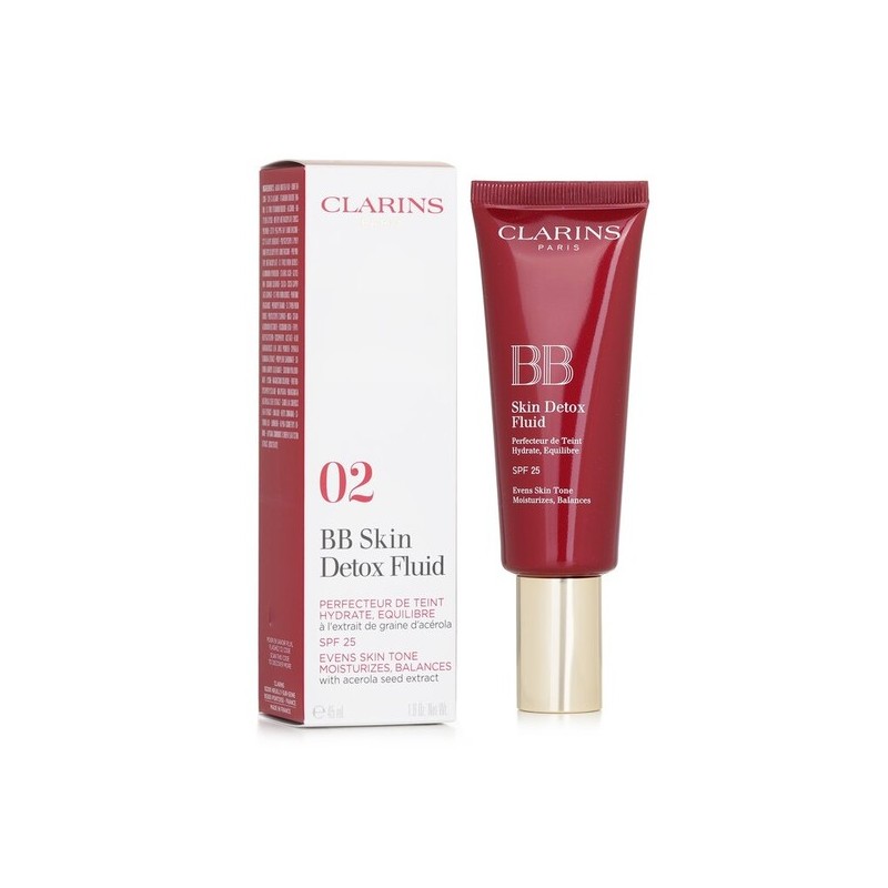Clarins BB Skin Detox Fluid SPF 25 - #02 Medium