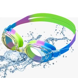 Tigayhc Swimming Goggles, No Leak, Waterproof, Anti-Fog, Anti-UV, Suitable for Men, Women, Teens