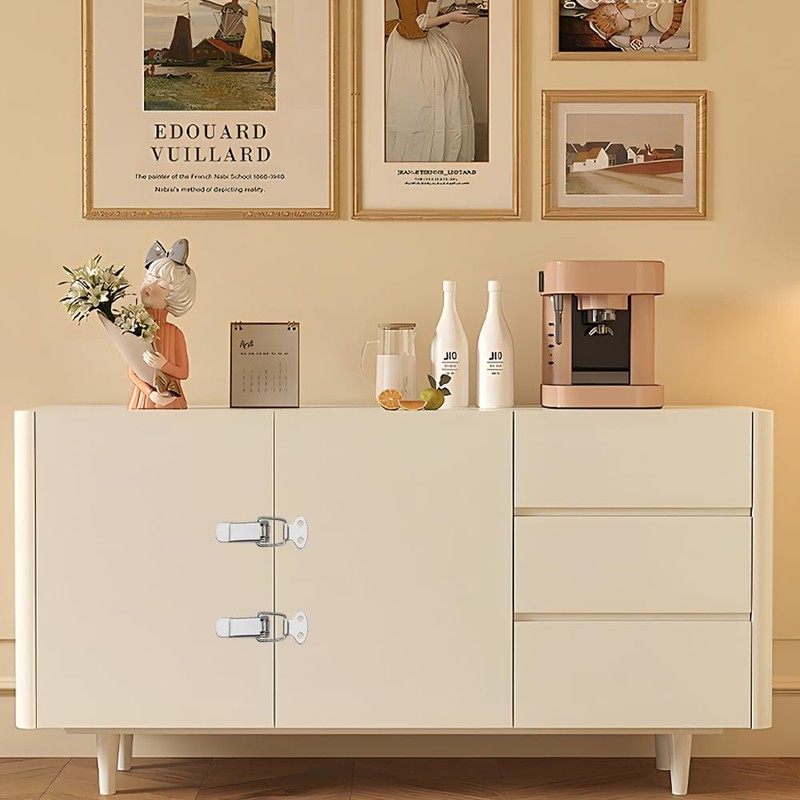 4 PCS Stainless Steel Tension Clasp Small Spring Loaded Toggle