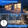 NWPangu 3PCS Light Bulb Socket Extender,E26/E27 Bulb Extender Socket,350 Degree