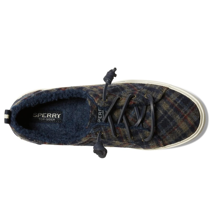 Sperry Pier Wave LTT - Lana de peluche, Azul Marino