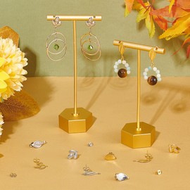 UNICRAFTALE 24pcs 3 Styles Leaf Stud Earrings with Ear Nuts Hypoallergenic Earrings 0.7 mm Pin Stainless Steel Stud Earrings Results for DIY Jewellery Making, Golden and Stainless Steel Colour