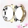 jojofuny 3pcs TPU Watch Case Protective Cover for Golden Color