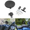 AUFER Adjustable Plug-in Driver Rider Backrest Custom Made Compatible With For 1997-2024 Touring Road King Street Glide Road Glide Electra Glide Models Driver Backrest