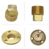 DONGKER Boat Drain Plug,Solid Brass Garboard Drain Plug for Marine,