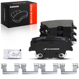 A-Premium Juego de pastillas de freno de disco de cerámica traseras compatibles con modelos seleccionados Dodge - 300 2005-2020, Avenger 2014, Challenger 2009-2020, Charger 2006-2020, Magnum 2005-2008
