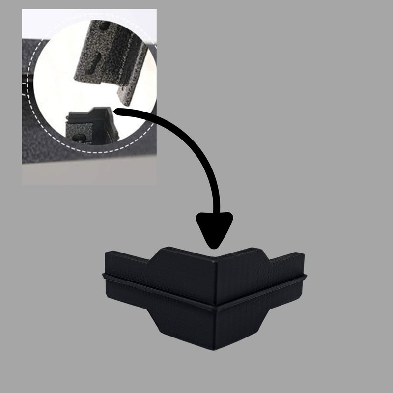EMALPE Whalen Post Insert Corner Connector for Shelving Costco (8