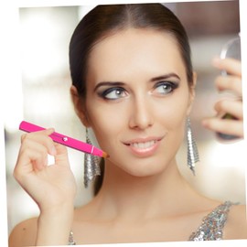 FOMIYES 2pcs Retractable Lip Brushes Dual-ended Lipstick Applicator for Women Portable Lip Cream Brush Cap