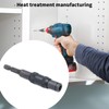Self Locking Bit Extension Rod, Metal Material Impact Tough Quick