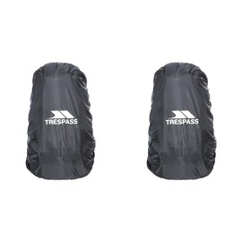 Trespass Waterproof Rucksack Rain Cover for Backpacks, Black, Medium