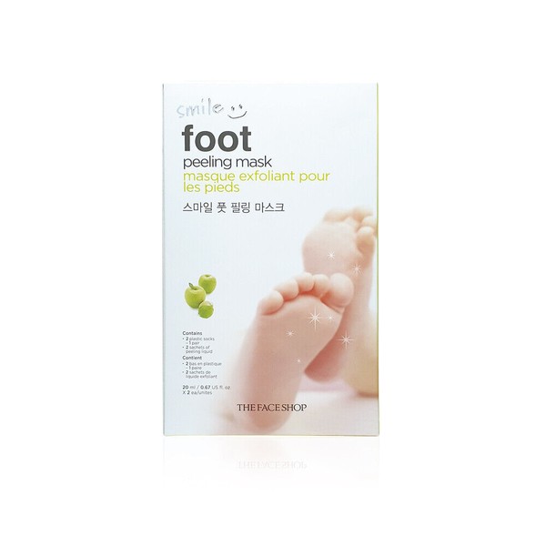 The Face Shop Smile Foot Peeling mask 1pack Free gifts