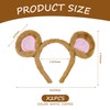 2 Mouse Headbands, Cute Plush Headbands, Cosplay Headwear, Creative Animal