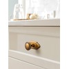 Goo-Ki Antique Brass Cabinet Knobs with Backplate Zinc Alloy Kitchen