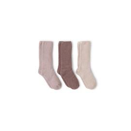 Barefoot Dreams Women's CozyChic 3 Pair Socks Set, Agate Multi, One Size