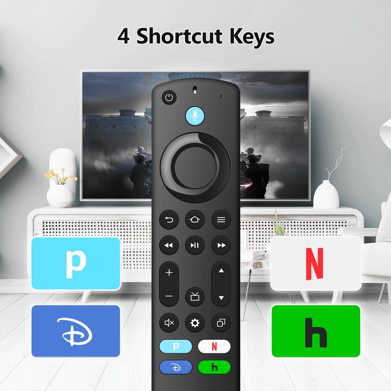 Replacement Voice Remote for Smart TV Stick 4K,Cube,for 3rd Smart