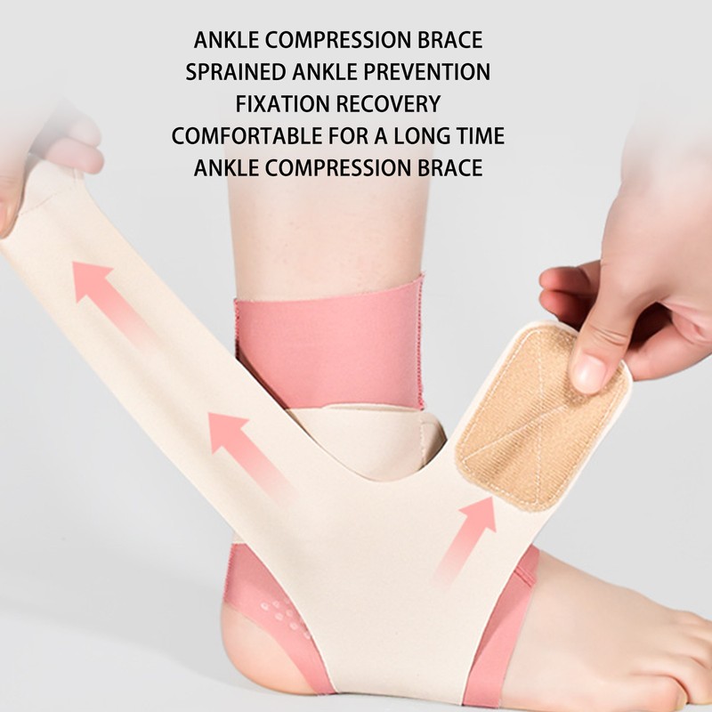 Ankle Brace Breathable Compression Ankle Brace Pink Elastic Sprain Foot