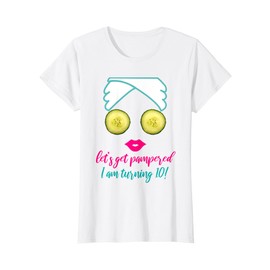 10 Year Old Girl Spa Themed Party 10th Birthday T-Shirt