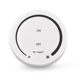 TUNICHX Single Color Dimming RF Touch Remote Wireless 2.4G Touch RF Remote Wall Mounted Panel for Dim Controller FCOB COB Work with WB5 LM052 LM053 C01W C01Z C01RF etc