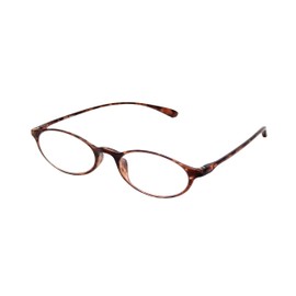 Calabria 719 Flexie Oval Flexible Reading Glasses +1.00 Tortoise Havana Men Women Trendy Bendable Readers TR90 Frame Durable
