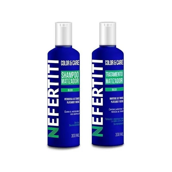 Shampoo Matizador Y Tratamiento Para Platinar Canas Y Mechas