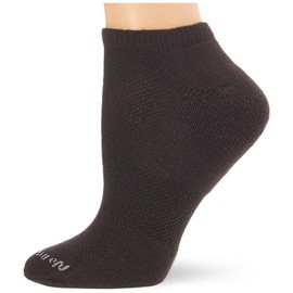 No nonsense Women's Soft & Breathable Ventilated No Show Liner Socks, Black - 9 Pair Pack, 43931 US