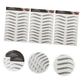 FRCOLOR Eyebrow Stencil Kit Hair-like Brow Stickers for Quick Natural Results Without Surgery