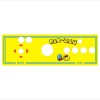 DIY Retro Arcade Pandora's Box Arcade Control Panel Partycade Pacman Yellow 4 Hole Trackball