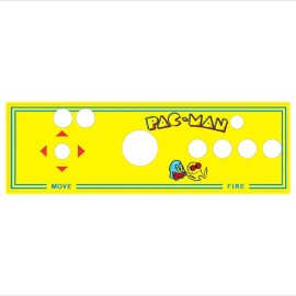 DIY Retro Arcade Pandora's Box Arcade Control Panel Partycade Pacman Yellow 4 Hole Trackball