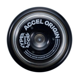 Bandai 60002 Accel Hyper Yo Black, Skill Game, Optimised JoJo for Children from 8 Years, with its Accel System, Test All Tricks Quickly and Easily