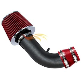 RW SERIES - MATTE BLACK PIPE RED - SHORT RAM INTAKE Compatible For 90-99 TOYOTA Celica ST GT GTS 1.6L / 1.8L / 2.2L L4