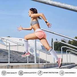 JIZCTBN Compression Socks for Women Men, 3 Pairs Graduated Compression Support for Running, Athletic, Cycling