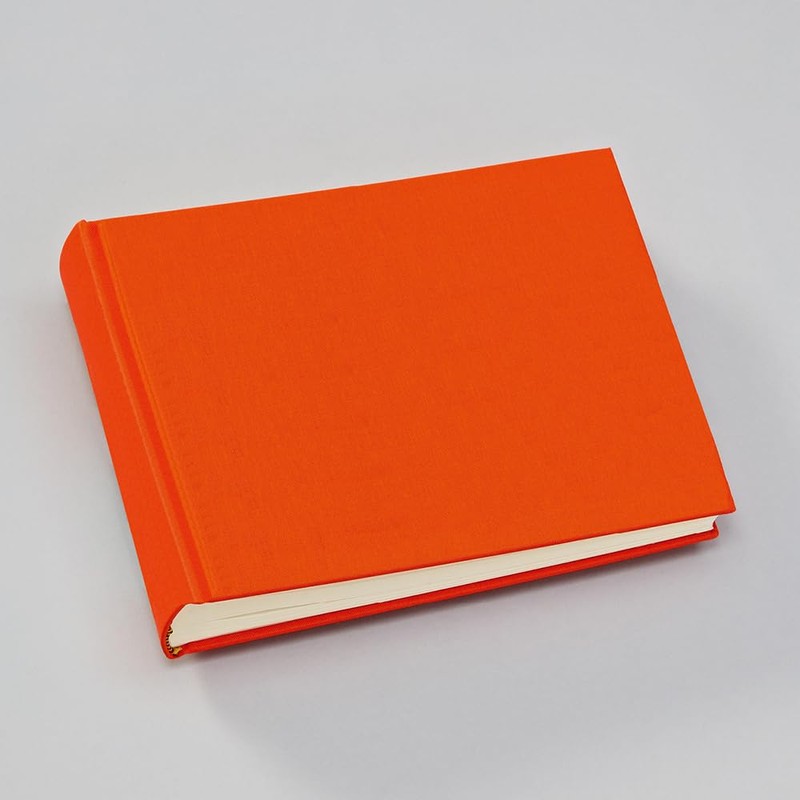 Album S orange +++ 40 sheets photo mounting board and