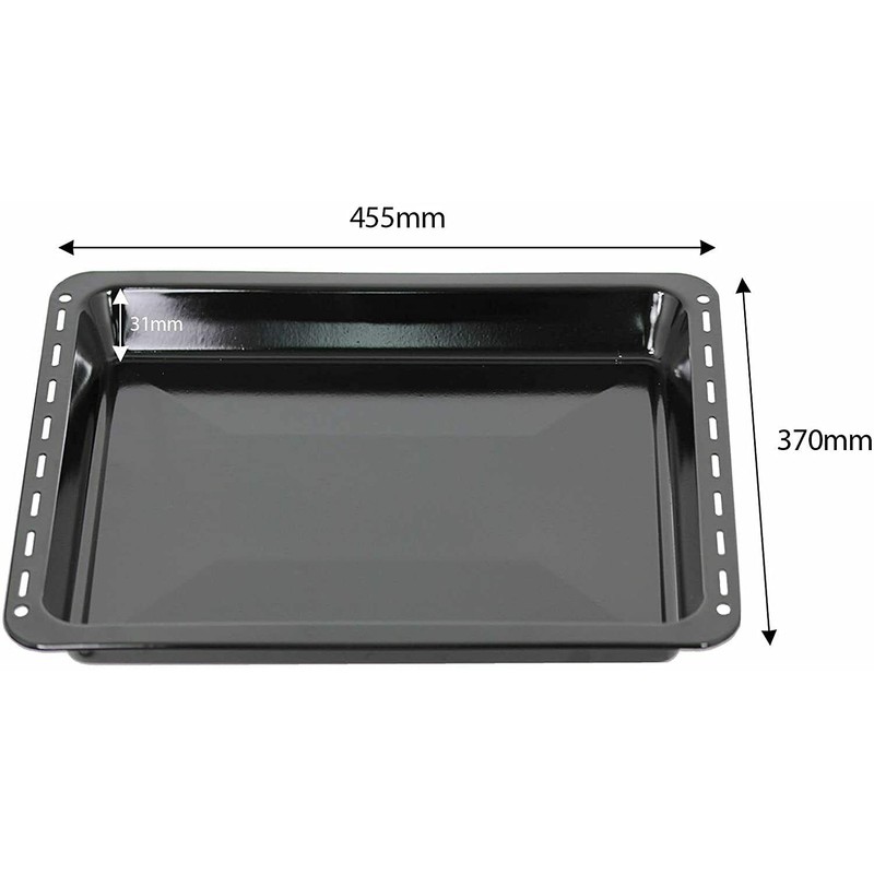 SPARES2GO Roasting Pan Baking Tray Compatible with Rangemaster Oven Cooker