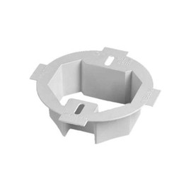 Arlington Industries Arlington BE1R Plastic 1-Gang Ceiling Box Extender 4.35 Inch x 1.5 Inch, COLOR