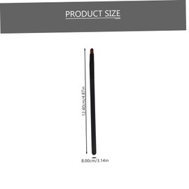 Gatuida 18 Pcs Flat Eyeliner and Concealer Makeup Brush Set Portable Easy to Use Makeup Tools for Eyeshadow and Lip Application for Travel and Everyday Use