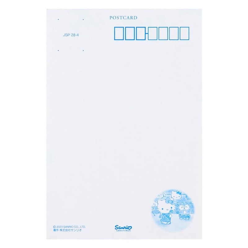 Sanrio JSP28-4 S4028 384747 Message Card Summer Postcard Character Mix