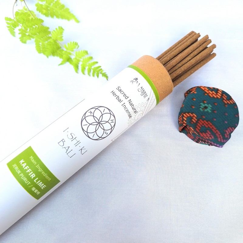 I-SHI-KI BALI Incense, Cobumikan Orange (Sacred Mikan), Natural Herbal Incense,
