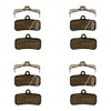 4 Pairs Discobrakes Pads for Shimano Saint BR-M810 Zee BRM640