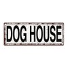 Homebody Accents - Funny Dog House Metal Sign – 6"x16"