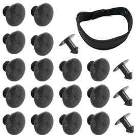 SquEqu 20 Pack Helmet Liner Pins Replacement Nylon Mount Lock Buckle Insert Pin for Bike Helmet Skateboard Helmets Padding Lining Pad Cushion Motorcycle Half Face Helmets Hard Hat Suspension