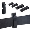 NBEADS 80 Stk. Gurtband-Endclip, 4 Size Adjust Keeper Schnalle Quick