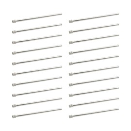 Rannb 20pcs 3mm/7/64-inch Mini Diamond Drill Bit Masonry Hole Saw Kit Mini Marble Drill Bit Glass Cutting Drill Bit for Tile, Masonry, Glass, Marble