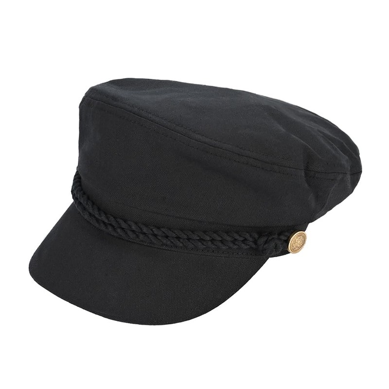 C.C Cotton Fisherman Cap for Women Classic Fiddler Hat, Lightweight