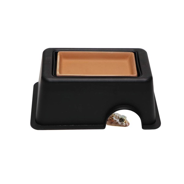 Hypeety Reptile Hide Box Humidifier Caves Water Supply Hideout with