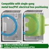 6-Pack Drywall Outlet Markers - with Hard Tip ABS Plastic