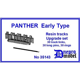 Dnepro Model DM35143 Panther Late Type Resin Track Upgrade Set 1/35 Scale Model Kit
