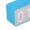 Alarm Clock Blue HD Mirror 2 in 1 Smart LED