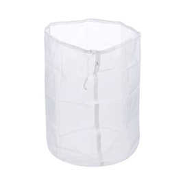 sourcing map 120 Mesh Paint Strainer Bag 17.7" Dia Nylon Filter with Drawstring for Filtering Paint, Gasoline, Fuel, Home Brewing